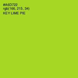 #A6D722 - Key Lime Pie Color Image