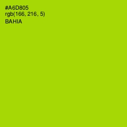 #A6D805 - Bahia Color Image