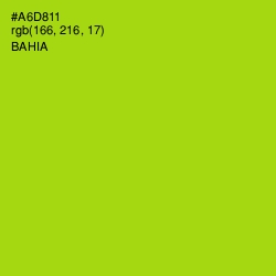 #A6D811 - Bahia Color Image
