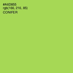 #A6D855 - Conifer Color Image