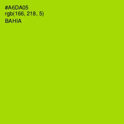 #A6DA05 - Bahia Color Image