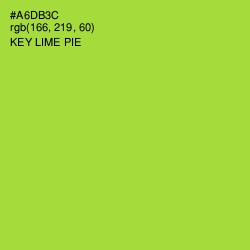 #A6DB3C - Key Lime Pie Color Image