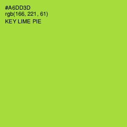 #A6DD3D - Key Lime Pie Color Image