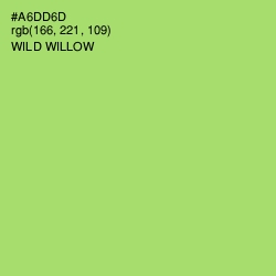 #A6DD6D - Wild Willow Color Image