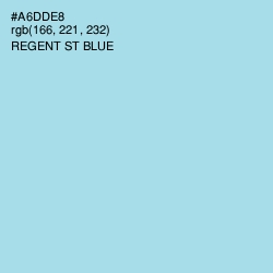 #A6DDE8 - Regent St Blue Color Image
