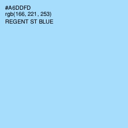 #A6DDFD - Regent St Blue Color Image