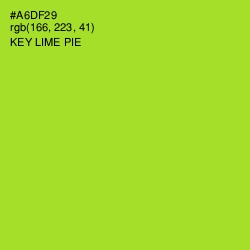 #A6DF29 - Key Lime Pie Color Image