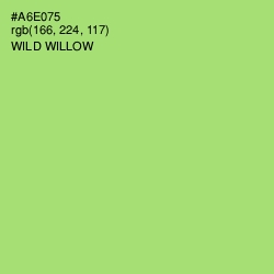 #A6E075 - Wild Willow Color Image