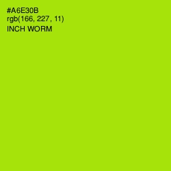 #A6E30B - Inch Worm Color Image