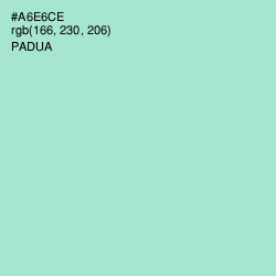 #A6E6CE - Padua Color Image