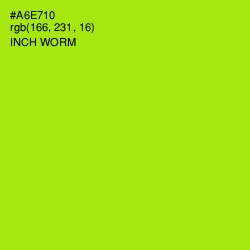 #A6E710 - Inch Worm Color Image