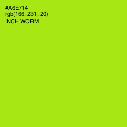 #A6E714 - Inch Worm Color Image