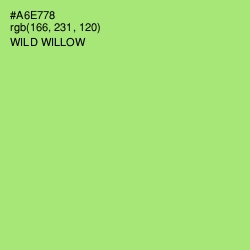 #A6E778 - Wild Willow Color Image