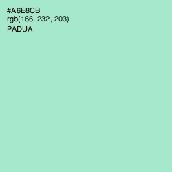 #A6E8CB - Padua Color Image