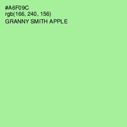 #A6F09C - Granny Smith Apple Color Image