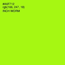 #A6F712 - Inch Worm Color Image