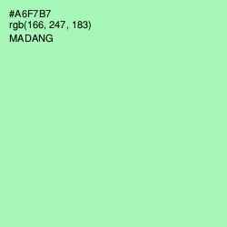 #A6F7B7 - Madang Color Image