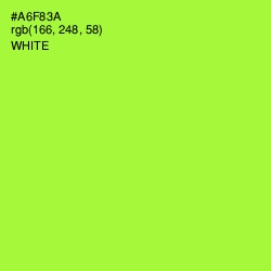 #A6F83A - Green Yellow Color Image