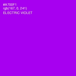 #A700F1 - Electric Violet Color Image