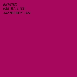 #A7075D - Jazzberry Jam Color Image