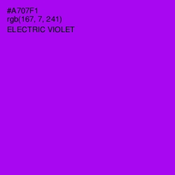 #A707F1 - Electric Violet Color Image