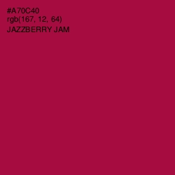 #A70C40 - Jazzberry Jam Color Image