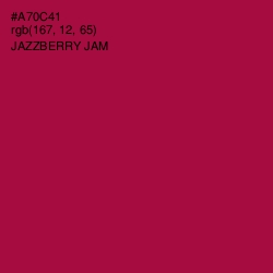 #A70C41 - Jazzberry Jam Color Image