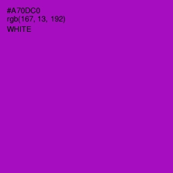 #A70DC0 - Electric Violet Color Image