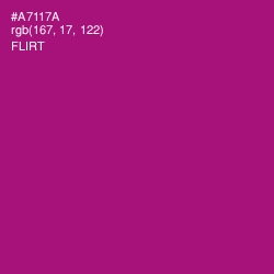 #A7117A - Flirt Color Image