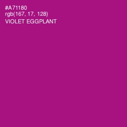 #A71180 - Violet Eggplant Color Image