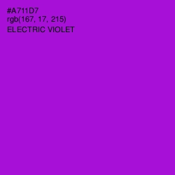 #A711D7 - Electric Violet Color Image