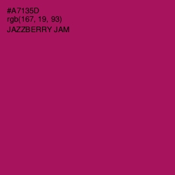 #A7135D - Jazzberry Jam Color Image