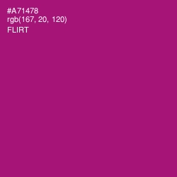 #A71478 - Flirt Color Image