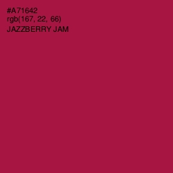 #A71642 - Jazzberry Jam Color Image