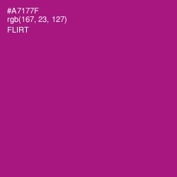 #A7177F - Flirt Color Image