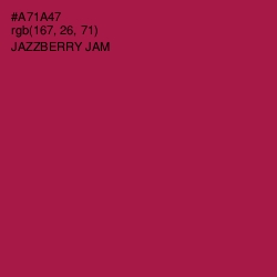 #A71A47 - Jazzberry Jam Color Image