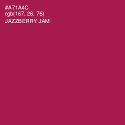 #A71A4C - Jazzberry Jam Color Image