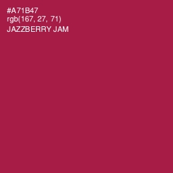 #A71B47 - Jazzberry Jam Color Image