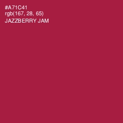 #A71C41 - Jazzberry Jam Color Image