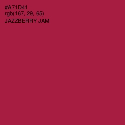 #A71D41 - Jazzberry Jam Color Image