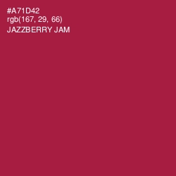 #A71D42 - Jazzberry Jam Color Image