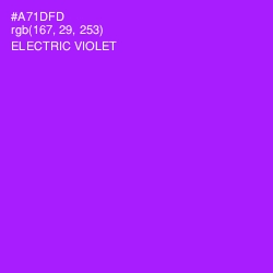 #A71DFD - Electric Violet Color Image