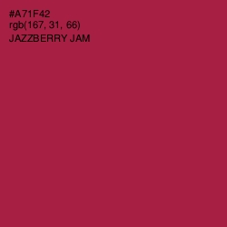 #A71F42 - Jazzberry Jam Color Image