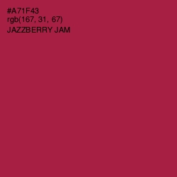 #A71F43 - Jazzberry Jam Color Image