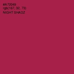 #A72049 - Night Shadz Color Image