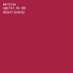 #A72144 - Night Shadz Color Image