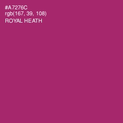 #A7276C - Royal Heath Color Image