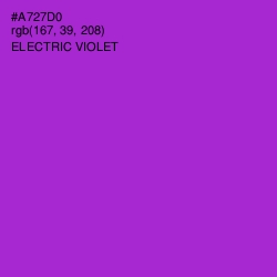 #A727D0 - Electric Violet Color Image