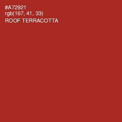 #A72921 - Roof Terracotta Color Image