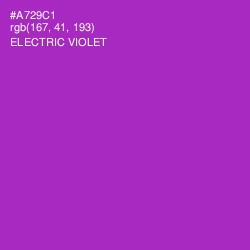 #A729C1 - Electric Violet Color Image